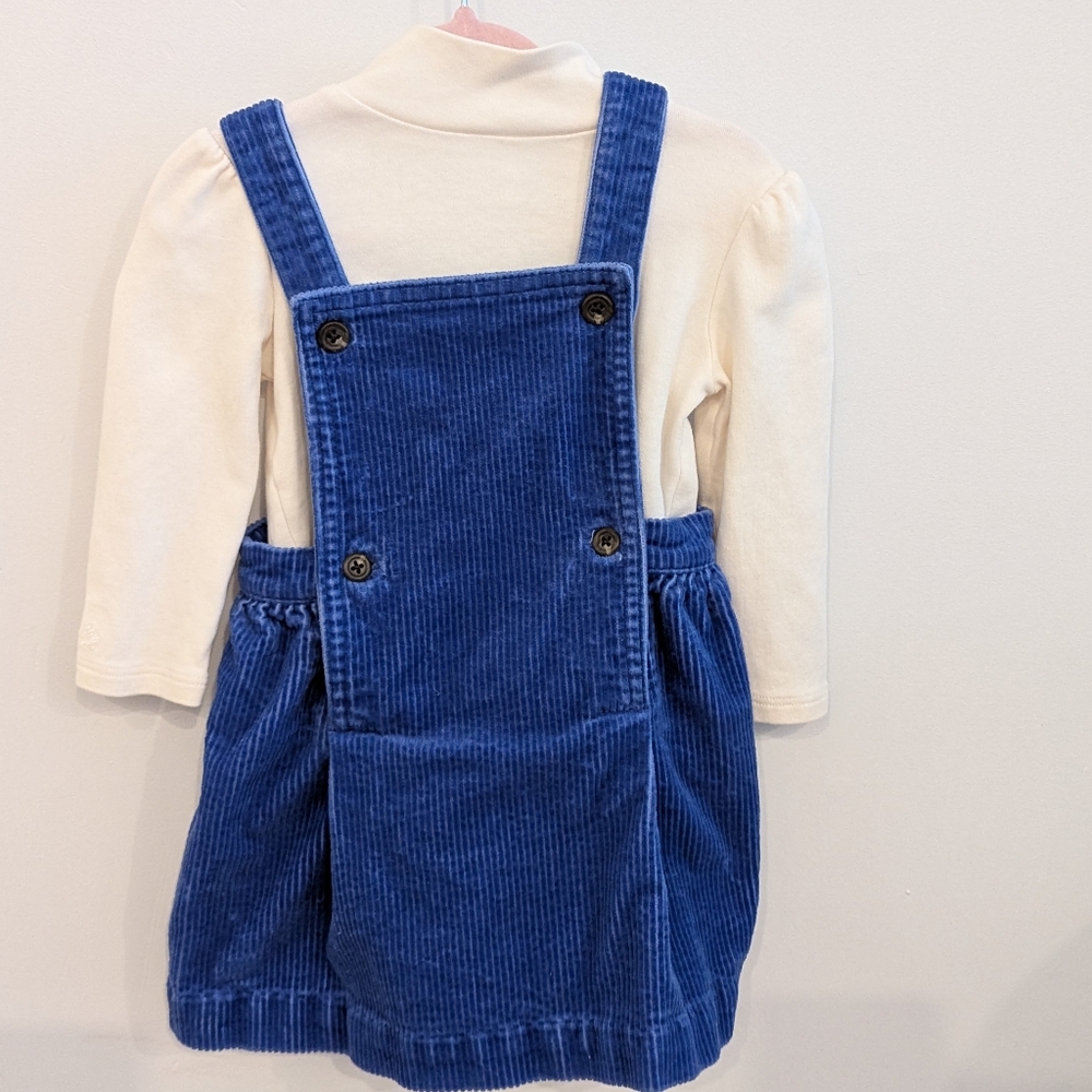 Polo Ralph Lauren Baby Girl's 2-Piece Top & Corduroy Dress Set 9M